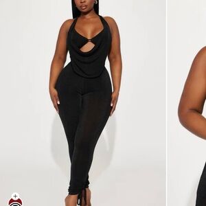 Fashion Nova Weekend Lineup Legging Set- Black